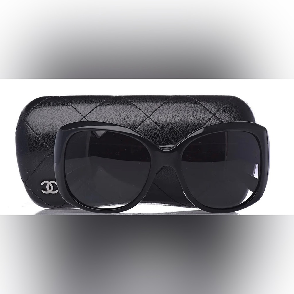 Authentic CHANEL CC Sunglasses 5060AB Black - Picture 3 of 17